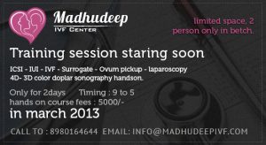 Training Session Starting Soon at Madhudeep IVF Center